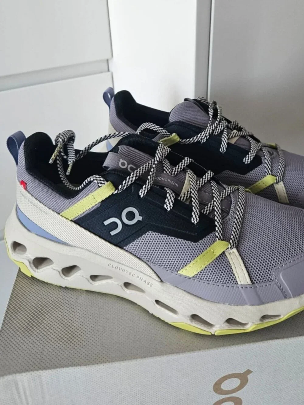 On Cloud Hiking Sneakers Purple Lime Women’s US 8